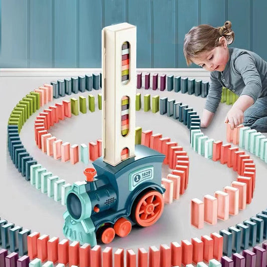 Build&Beyond - Train Dominoes Set