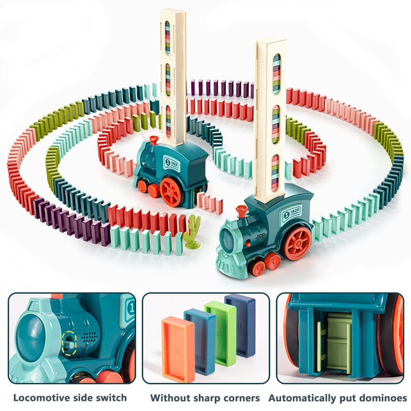 Build&Beyond - Train Dominoes Set